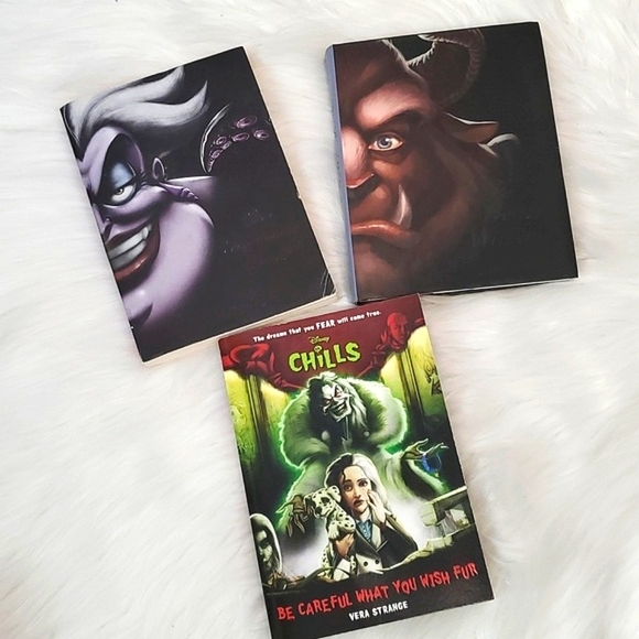 Disney Chills Chapter Book Bundle of 3 Ursula Beast & Cruella Novels - Picture 2 of 14